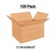 100 Pack Strong 32 ECT Multi Depth Cardboard Boxes for Packing Mailing and Shipping 11 1⁄4 x 8 3⁄4 x 6 Inch